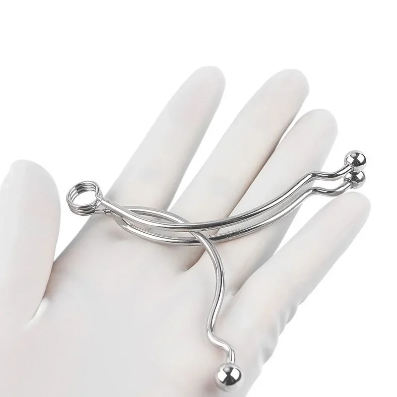 Stainless Steel Medical Male Penis Clamp Urological Instrument Medical Purposes Urology Incontinence Sex Dummy M70110 FastShip