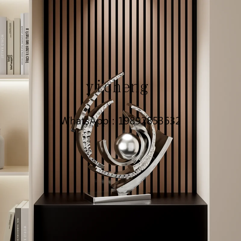 EE Modern Light Luxury High-End Art Sculpture Floor-Standing Large Ornament High-End Decorative Piece