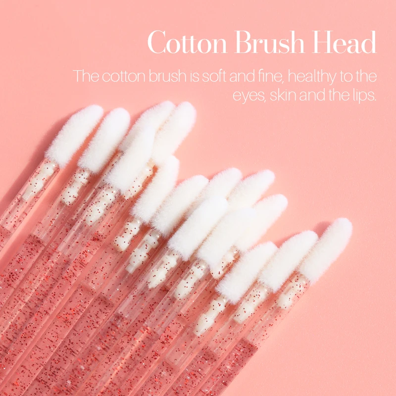 Brush Lashes Cotton Brush Colorful Beautiful Detachable Brush Head Makeup Tools Eyelashes Extensions