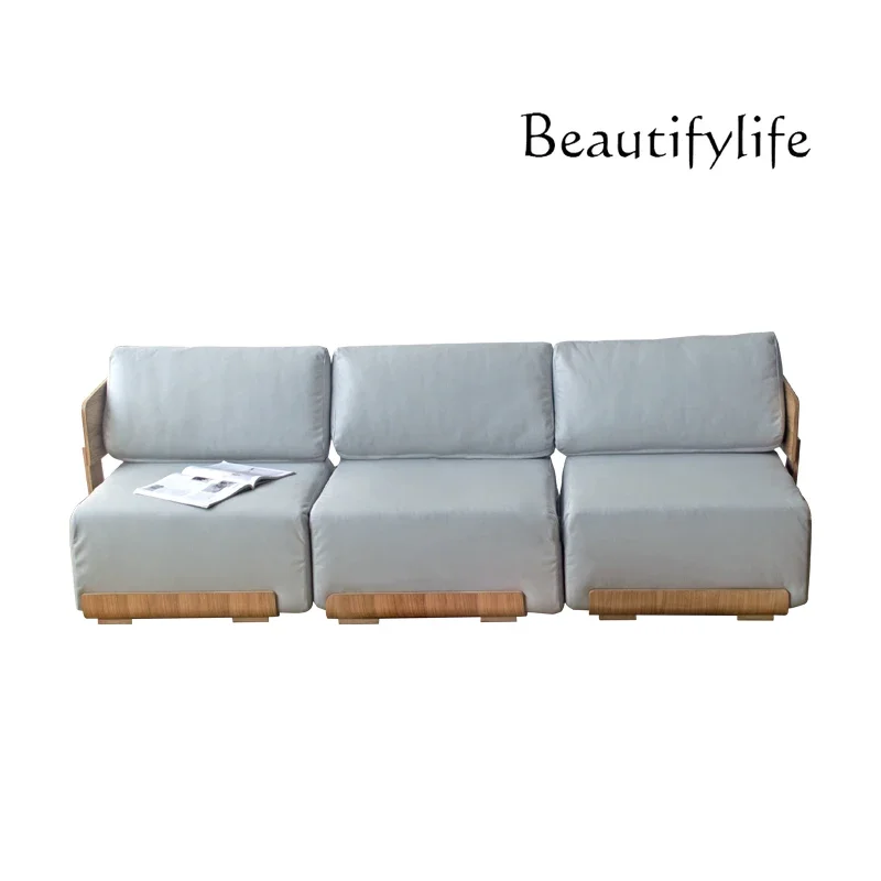 Y Modern Fabric Leather Combination Sofa Double Three Modern Corner Nordic Living Room Coffee Furniture