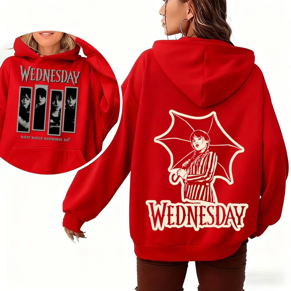 Wednesday Addams Painting-Limited! Men And Women Cotton Sweatshirt Hoodie Wednesday Adams Merlina Addams Wednesday