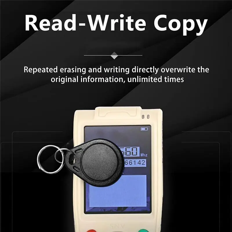 AB25-50Pcs T5577 Writable 125Khz RFID Key Fob Proximity ID Card Token Tag, 125Khz RFID Writable Rewritable T5577 Fob