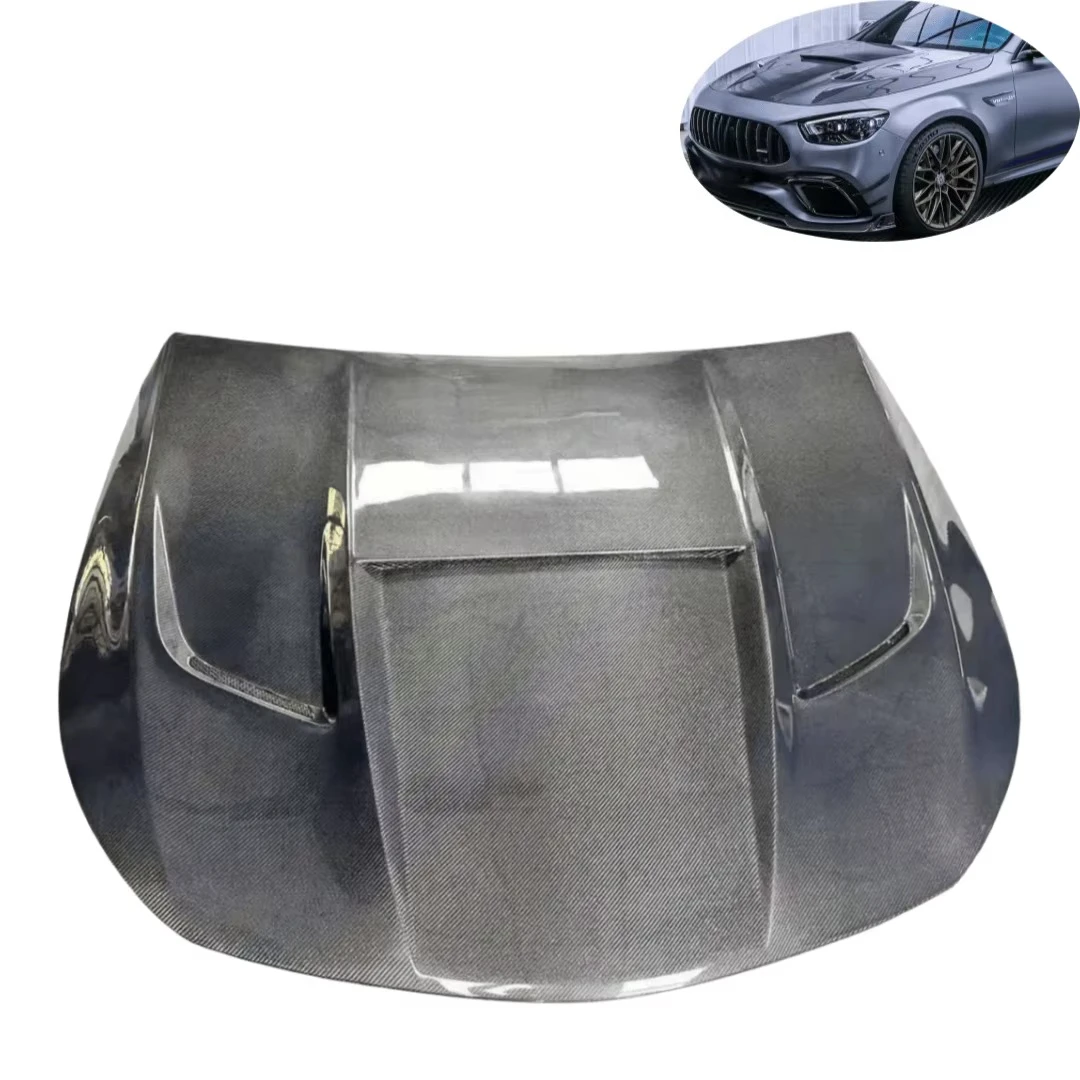 

2018-2019 for W213 E63S E 63s Sedan Bonnet Carbon Fiber Engine Hood Cover Bodykit with Bolts Factory Outlet