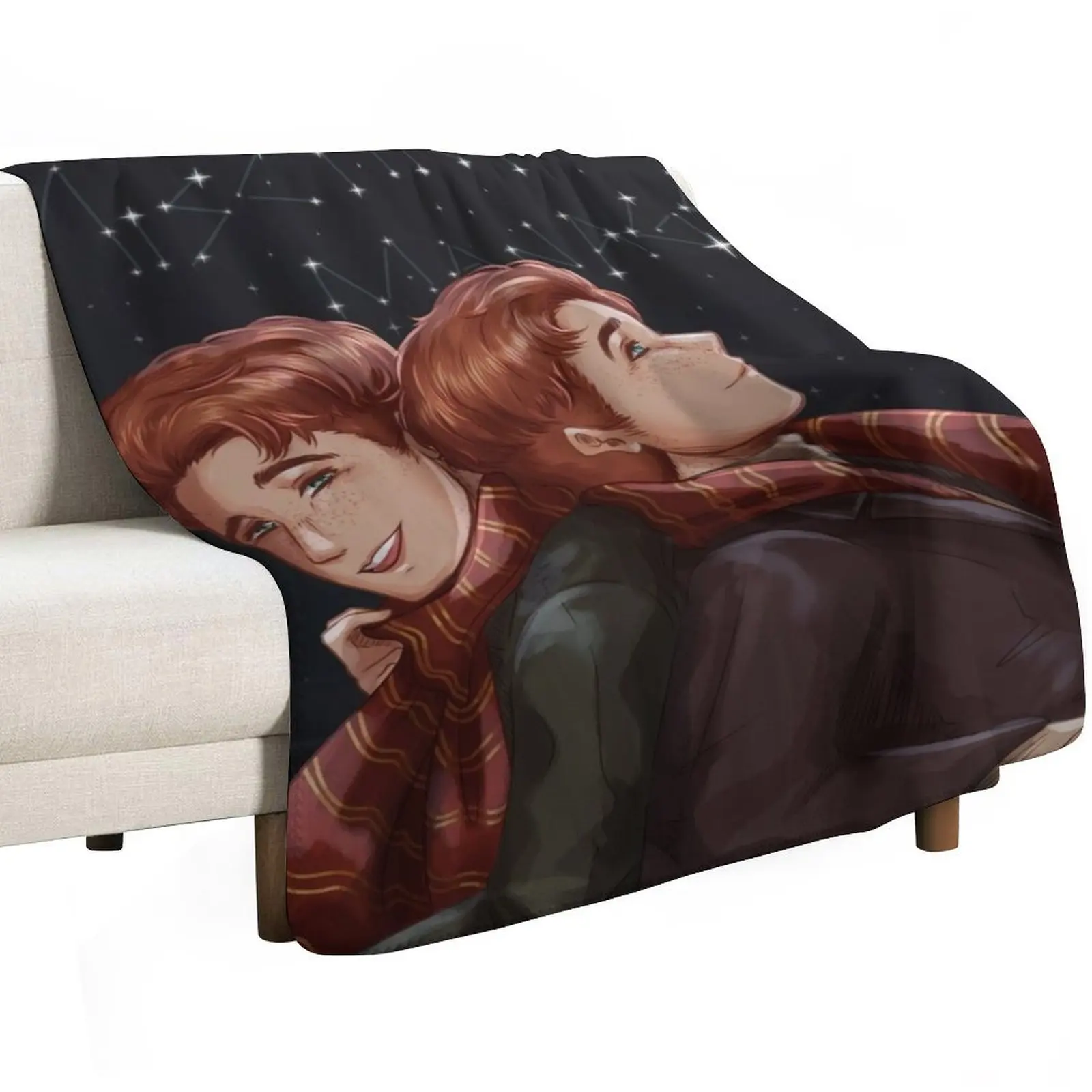 Fred and George Throw Blanket Blankets Sofas Of Decoration Kid'S Warm Thin Moving Bed linens Blankets