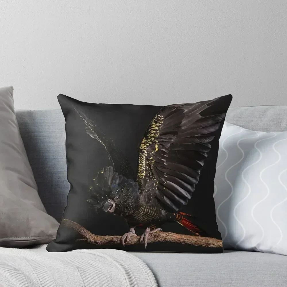 Red-tailed Black Cockatoo #3 Throw Pillow Christmas Covers christmas pillowcases Decorative Sofa Cushions pillow