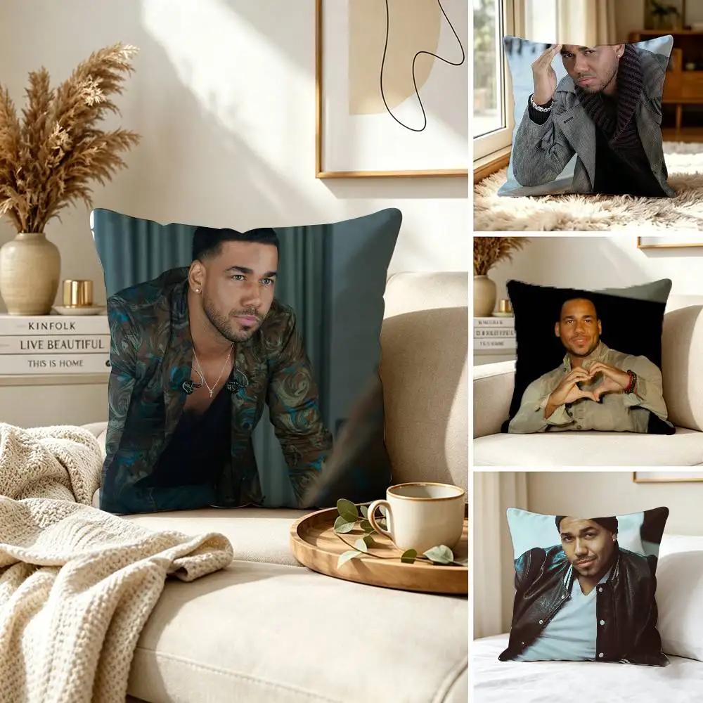 Singer Romeo Santos Pillow Case for Sofa Living Room Home office Decor Protective Cover
