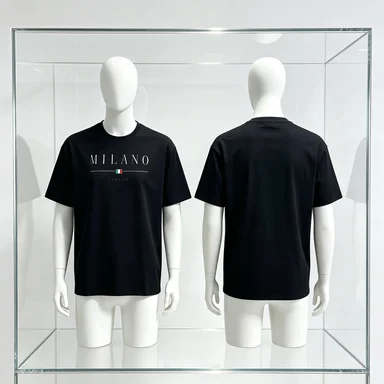 2026 New Skin-friendly Camiseta De Manga Corta Con Cuello Redondo, Cómoda, Deportiva, Con Estampado Informal  Para Hombre Tee