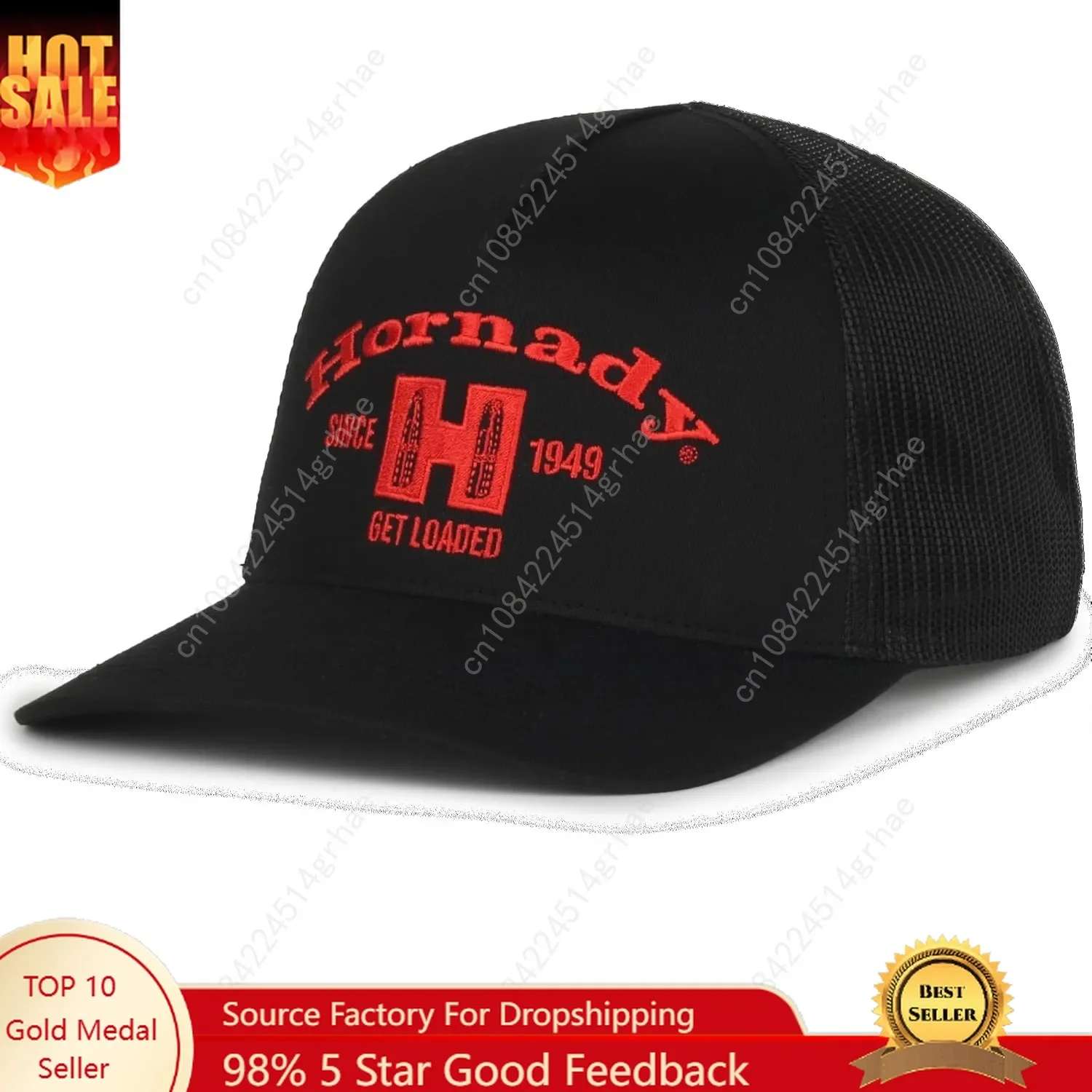 

Outdoor Cap Men's Standard Hrn08, Black/Black
