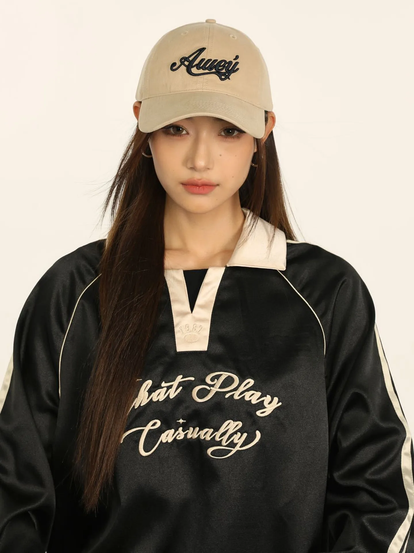 pbmarket-new-baseball-cap-embroidered-letter-sunshade-youth-fashion-hat-street-style-face-slimming-adjustable-cotton-cap
