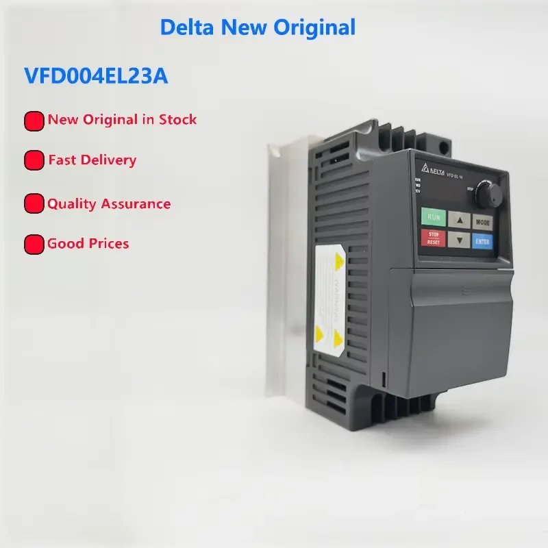 100% AC Motor Drive VFD002EL23A 200W 220V 3PH Compact Frequency Converter Inverter Compressor Sensorless IP20