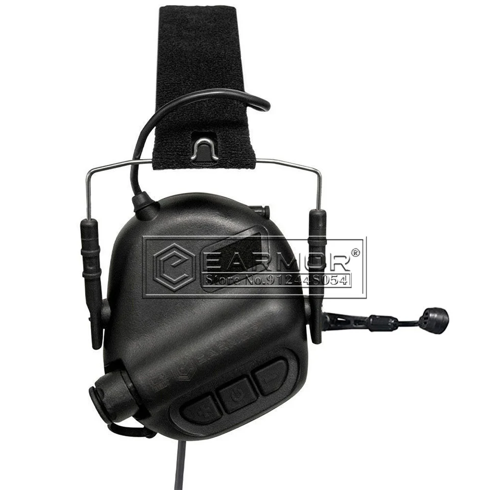 マイク付きM32ハンティングおよびシューティングマフ用のタクティカル