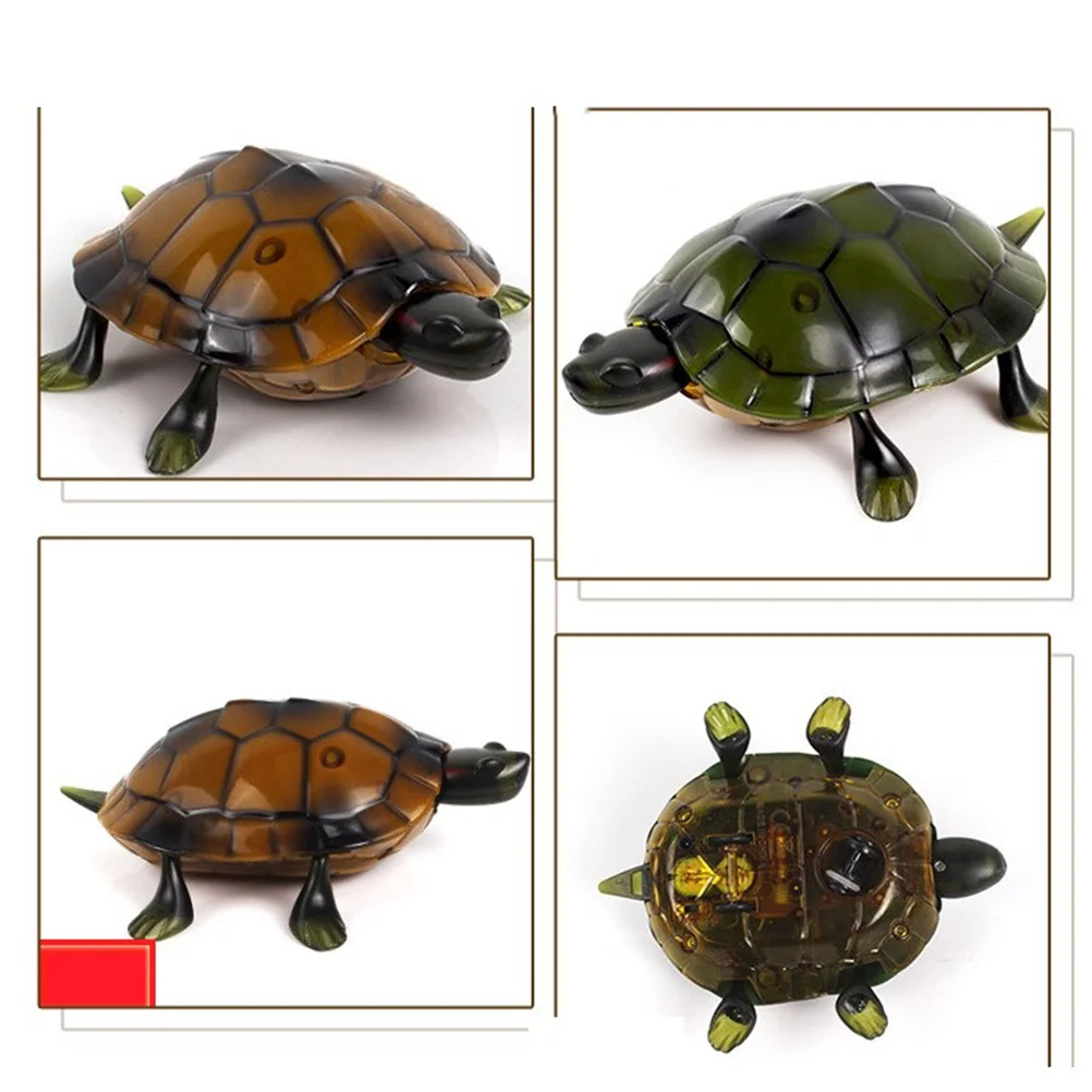 1pc Electric RC Turtle Toy Simulation Walking Turtle Toy No (Green) eletric turtle toy