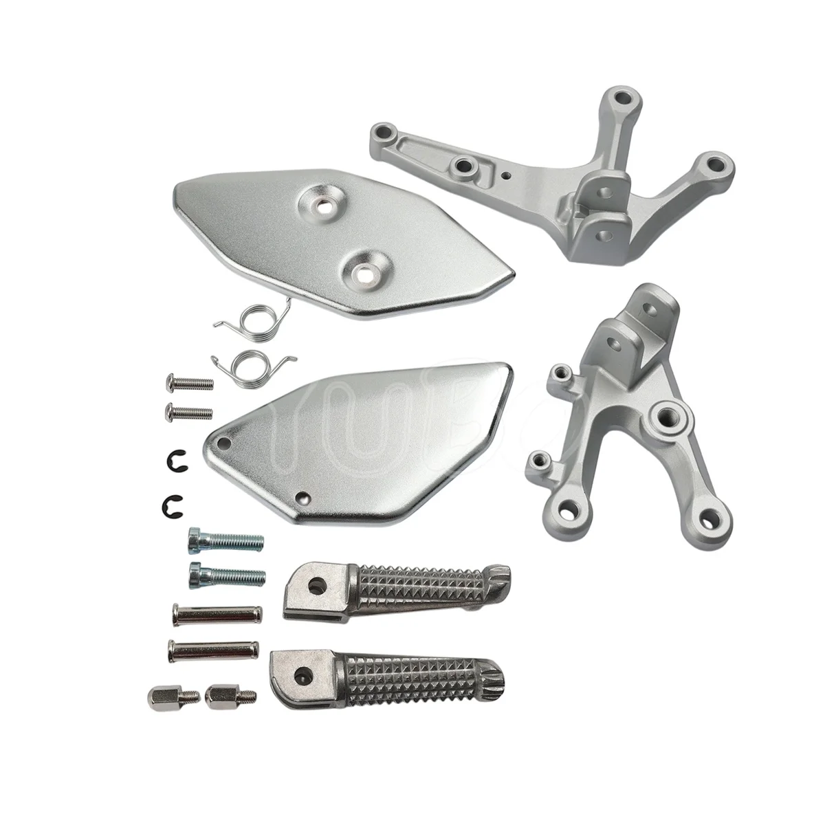 Motorcycle Front Driver Footrests Bracket For Yamaha YZF R3 YZF-R3 YZFR3 MT-03 2015-2025 2016 2024 Foot Pegs Pedal Accessories 4