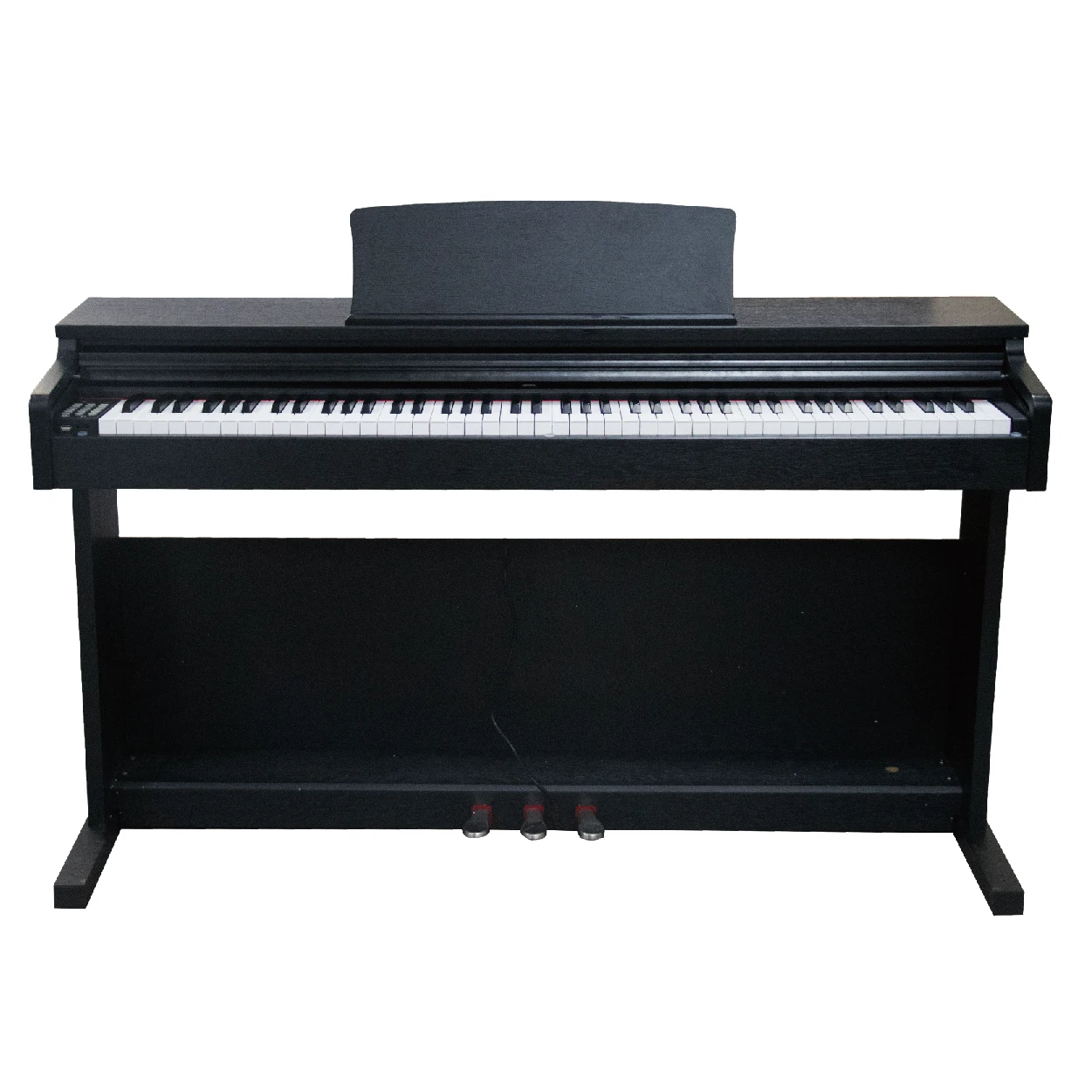 Electronic Weighted Hammer Action 88-Key Upright Piano Keyboard with MIDI MP3 200 Tones & Rhythms Plastic