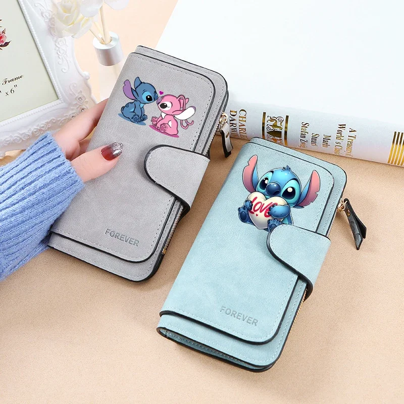 Lilo & Stitch Wallet Women Wallets Card Wallet Coin Wallet Women Bags for Women Purse ID Wallets Female Coin Purse Kawaii Gift