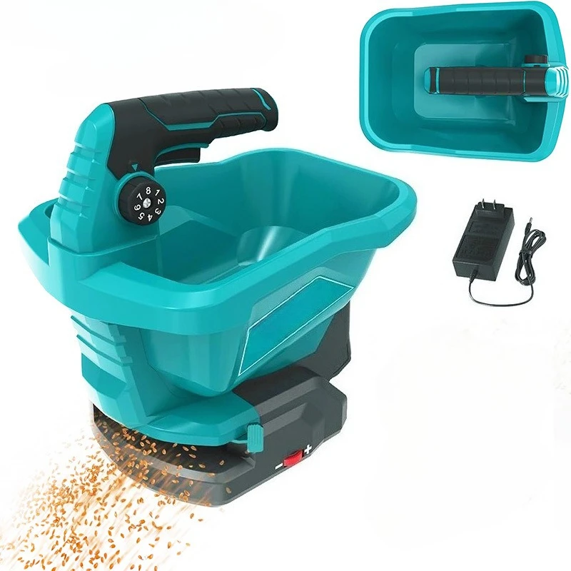 Lithium Battery Seeder Large Capacity Agricultural Fertilizer Spreader All-in-One Handheld Planter for Soybean Vegetable Seeds