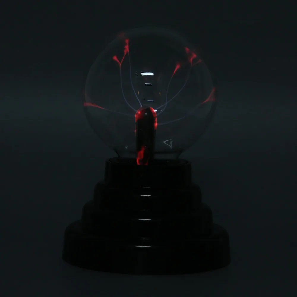 

Creative 3 Inch Plasma Light Ball Battery USB Dual Use Electrostatic Neutralization Ball Touch Sensitive Lamp Desk Lamp