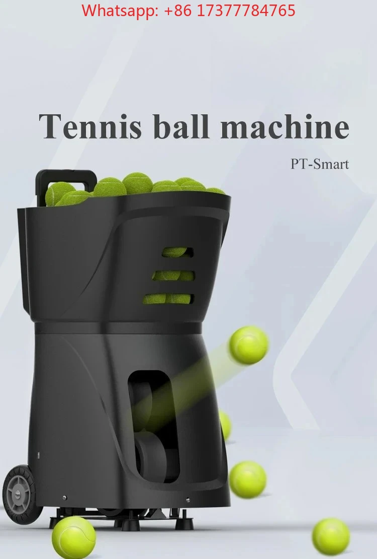 Electronic Tennis Ball Machine 2026 Automatic APP Remote Control Hot Sales for Training Practice