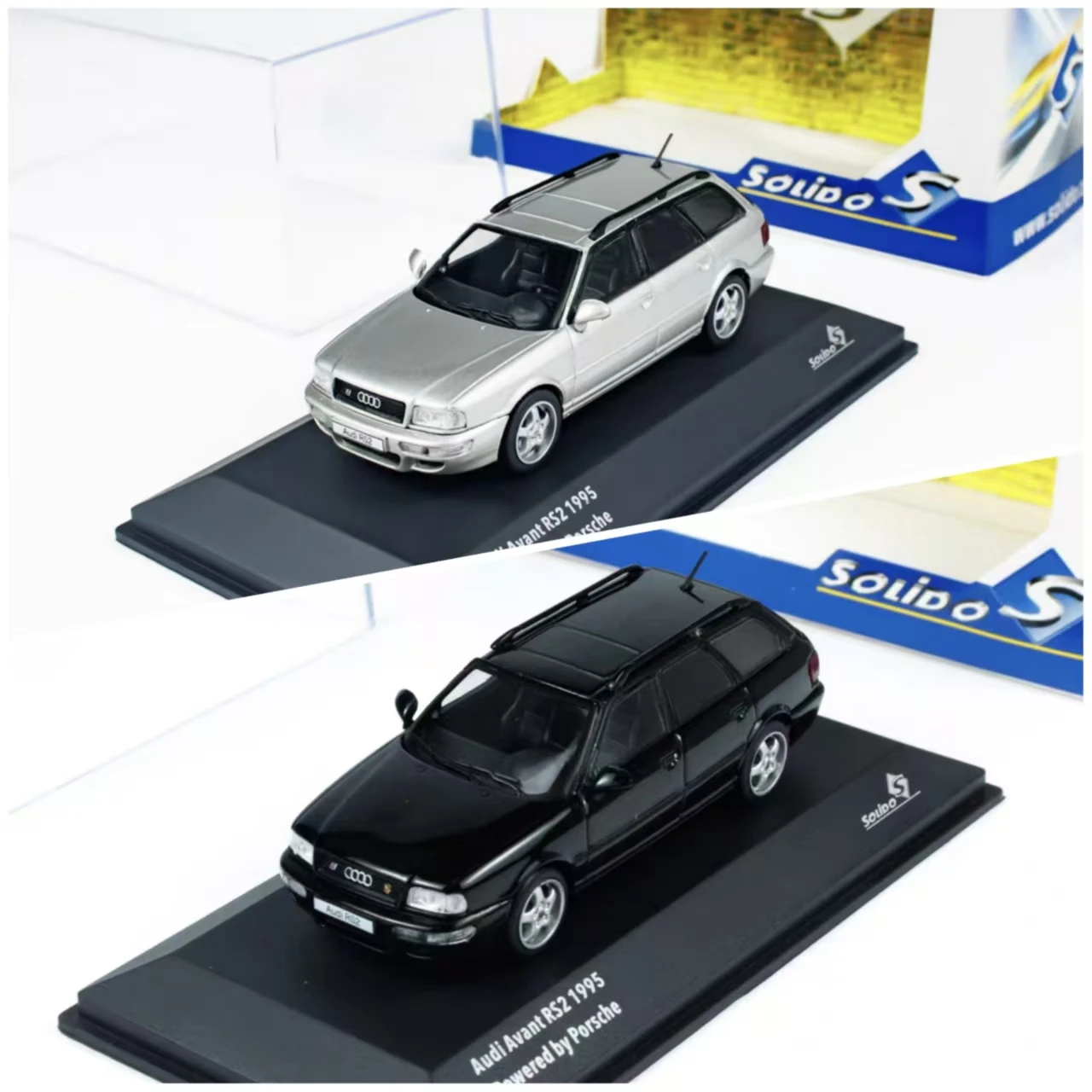 

Литой под давлением SOLIDO/твердый масштаб 1:43 Audi AVANT RS2 черный/серебристый сплав модель автомобиля Коллекционная игрушка в подарок сувенир дисплей орнамент