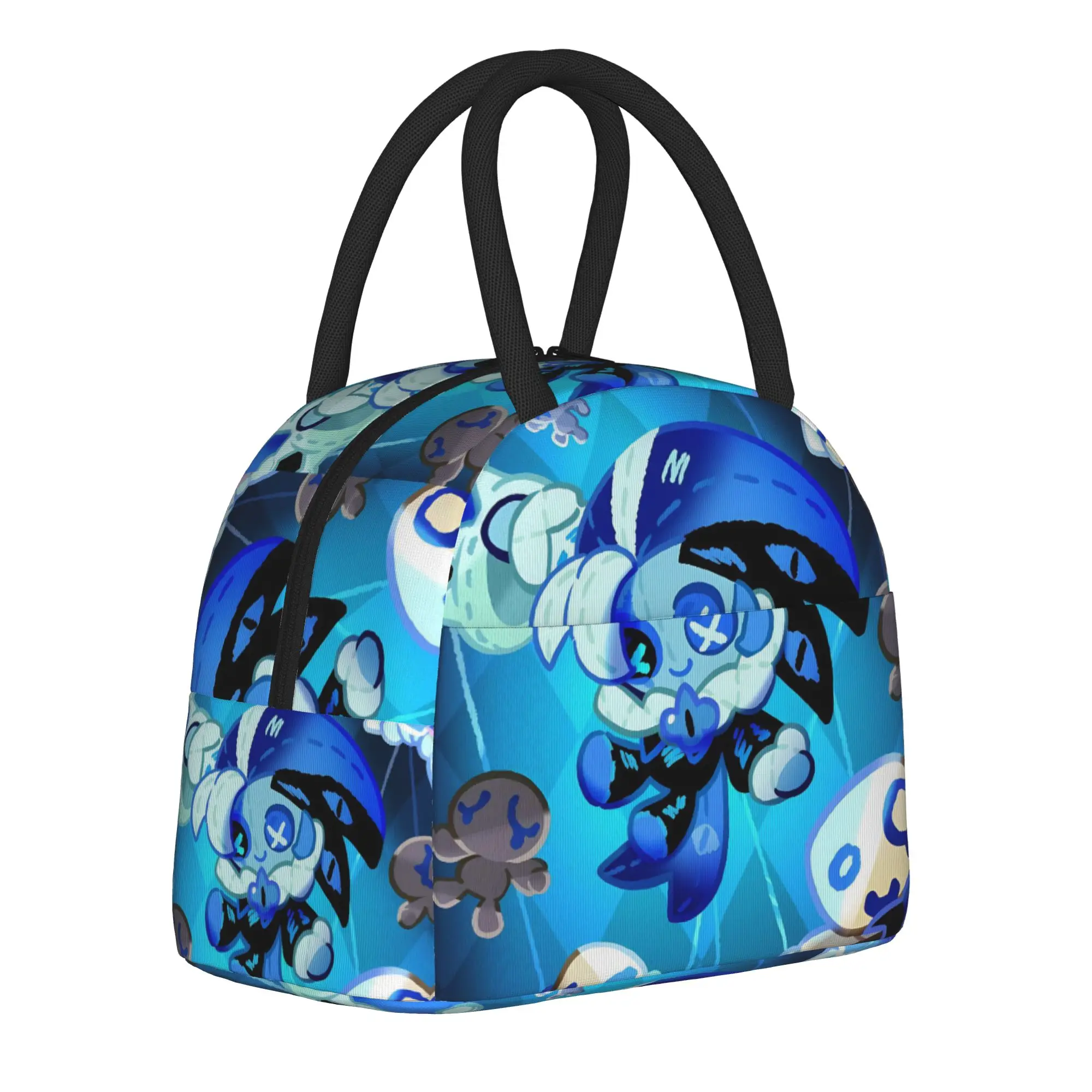 Shadow Milk Cookie Thermal Insulated Lunch Bags for Travel  Portable Food Bag Container Men Women Cooler Thermal Lunch Boxes