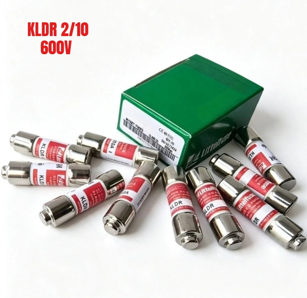 10PCS KLDR 2/10 Midget Time Delay Fuse, 0.2A 600VAC Class CC Circuit Protection Fuse  Brand New
