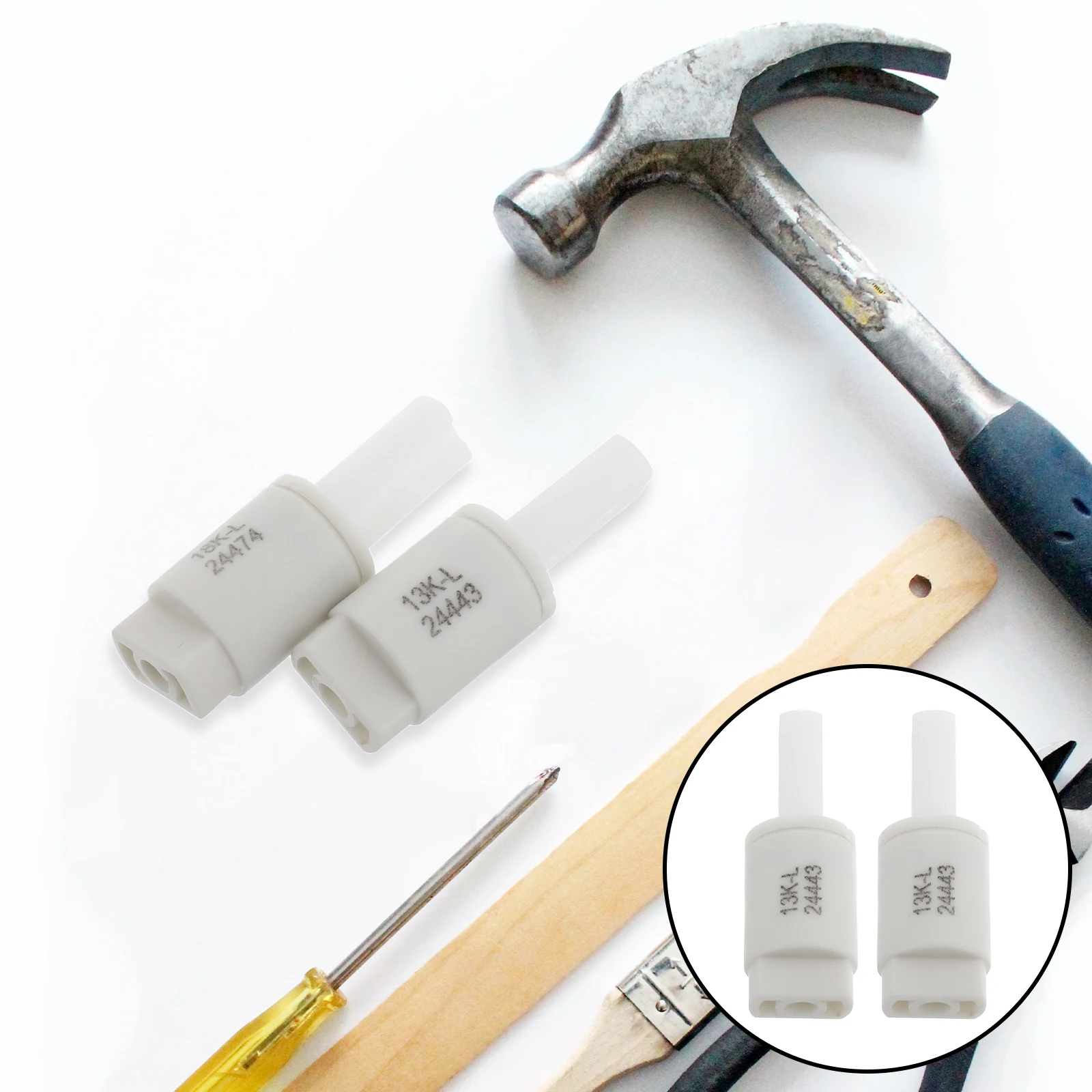 

2Pcs Soft Close Toilet Seat Damper Kit For Gentle Descent Silent Operation Cushioning Buffer Toilet Lid Connector