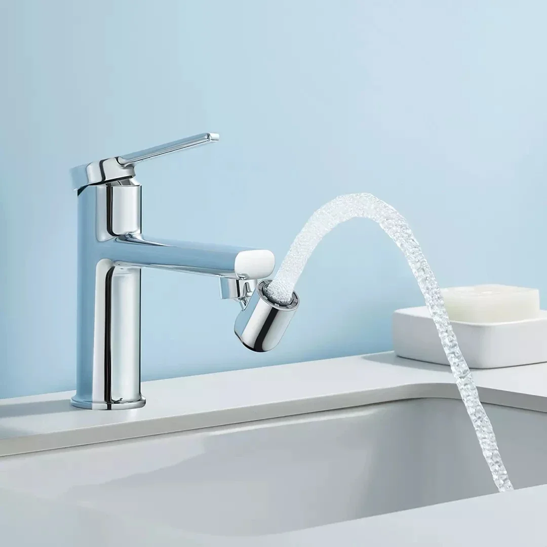 Xiaomi Smart Mouthwash Bubbler S1 Universal Faucet 720° Rotatable Splash-proof Water Nozzle Joint To Wash Face Bathroom Supplies