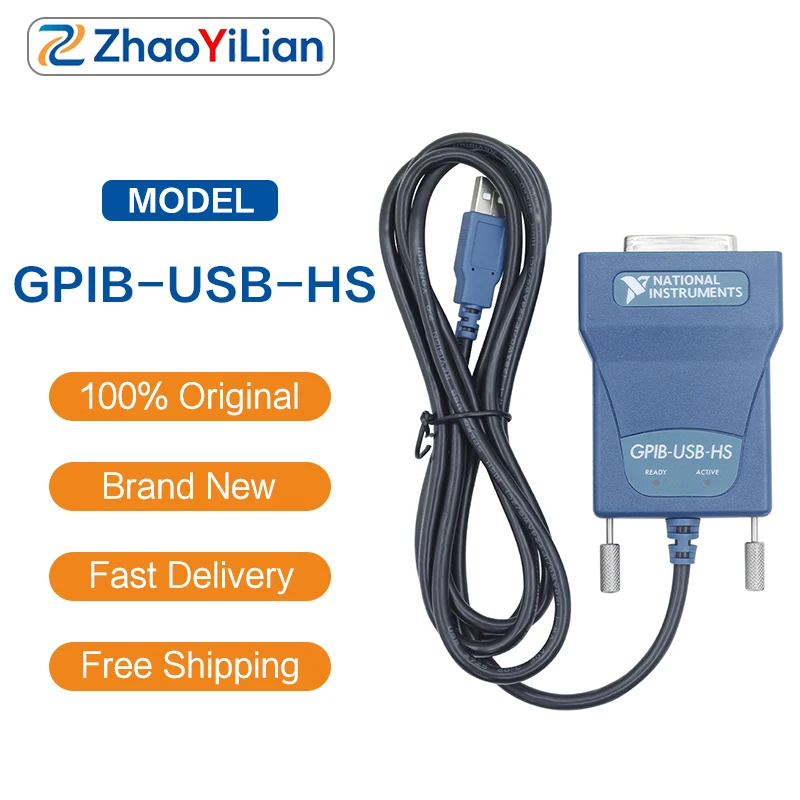 For GPIB-USB-HS High Speed GPIB USB Adapter IEEE 488 Measuring Equipment Communication Module