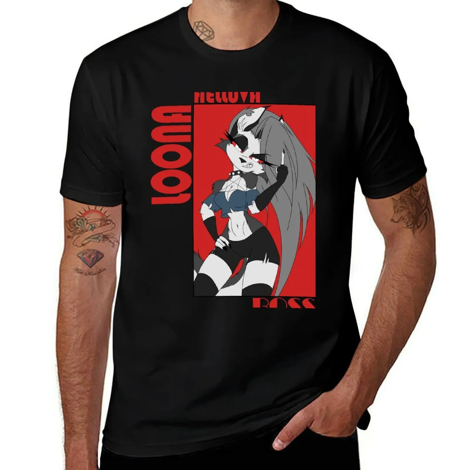 Helluva Boss Loona T-Shirt funny t shirts man T-Shirt