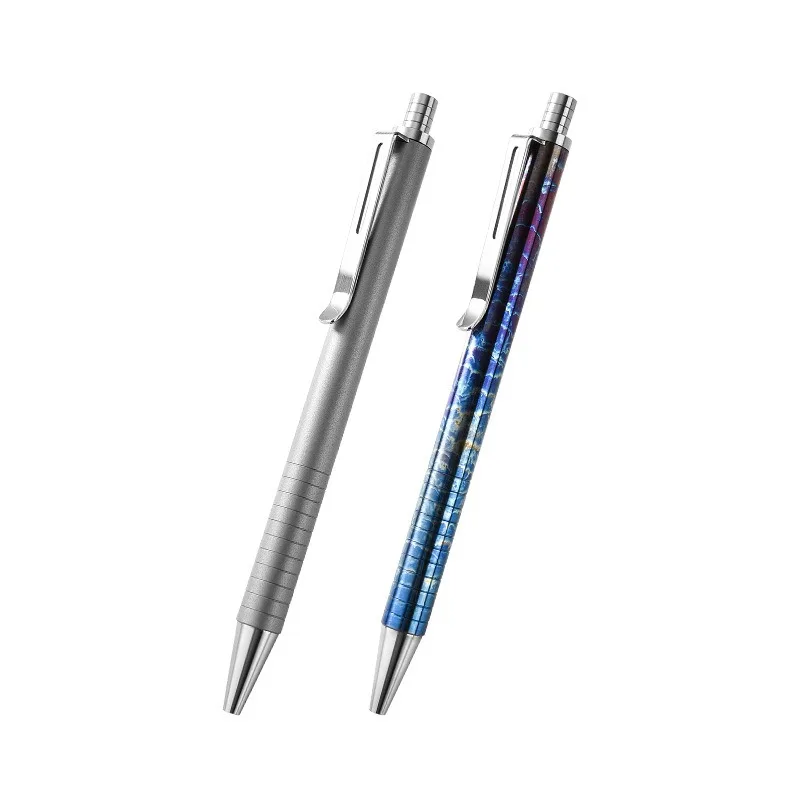 Portable Multifunctional Titanium Alloy Tactical Pen Lightweight EDC Pocket Signature Pen Outdoor Survival Glass Breaker Tool