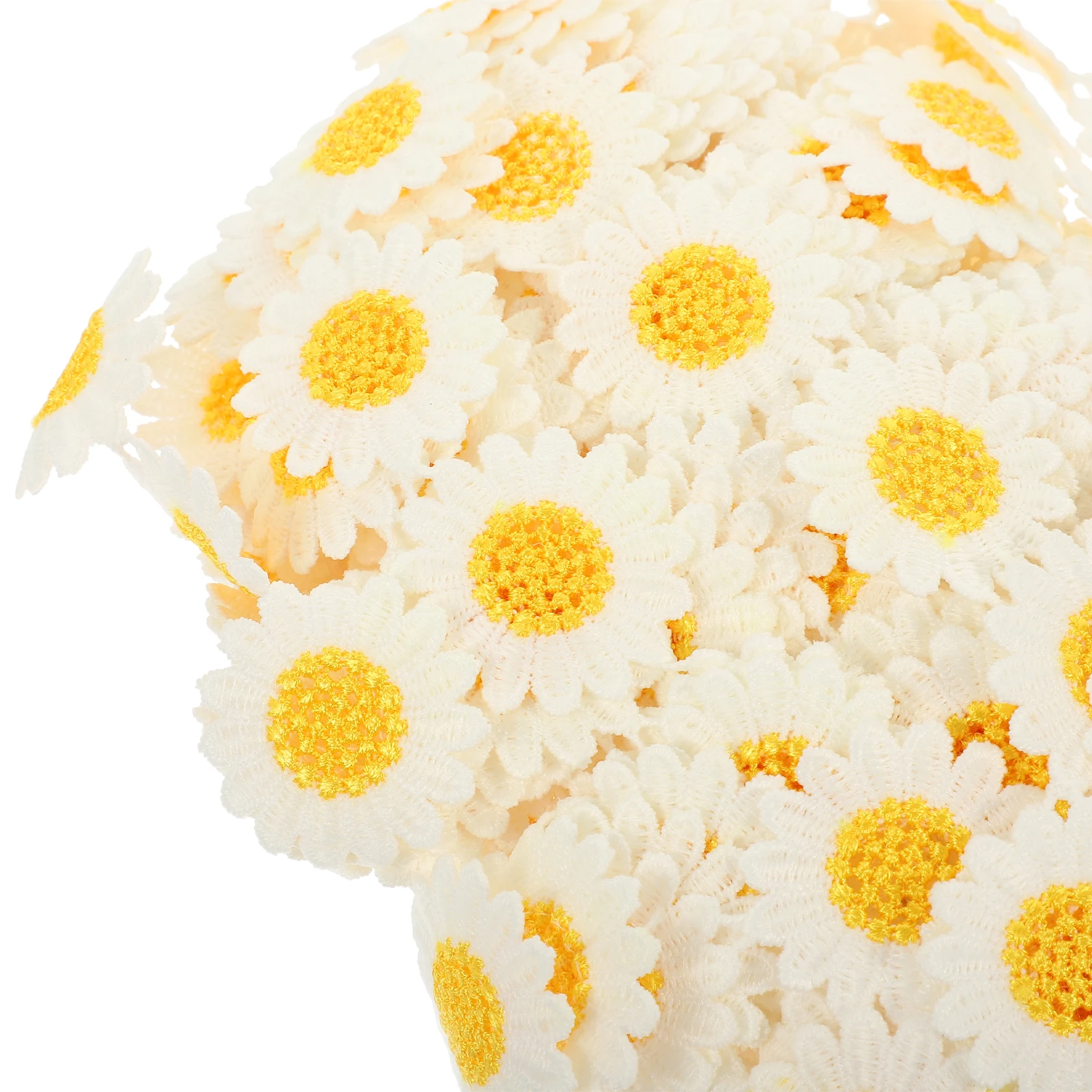 

Daisy Lace 35mm 15 Yard Lace Ribbons Embroidery Ribbon for DIY Wedding Dress Craft Making Accessories Sewing Material