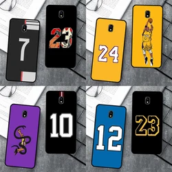 basketball star Football Number 10 23 Case For Samsung Galaxy J8 J6 J4 2018 A6 A8 Plus A7 A9 J3 J5 J7 2017 A3 A5 2016 Phone Case