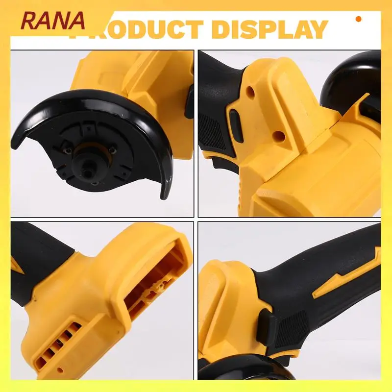 Kit de mini rebarbadora portátil RANA de 3 polegadas para bateria de 18V: inclui ferramenta de polimento e 2 discos de corte