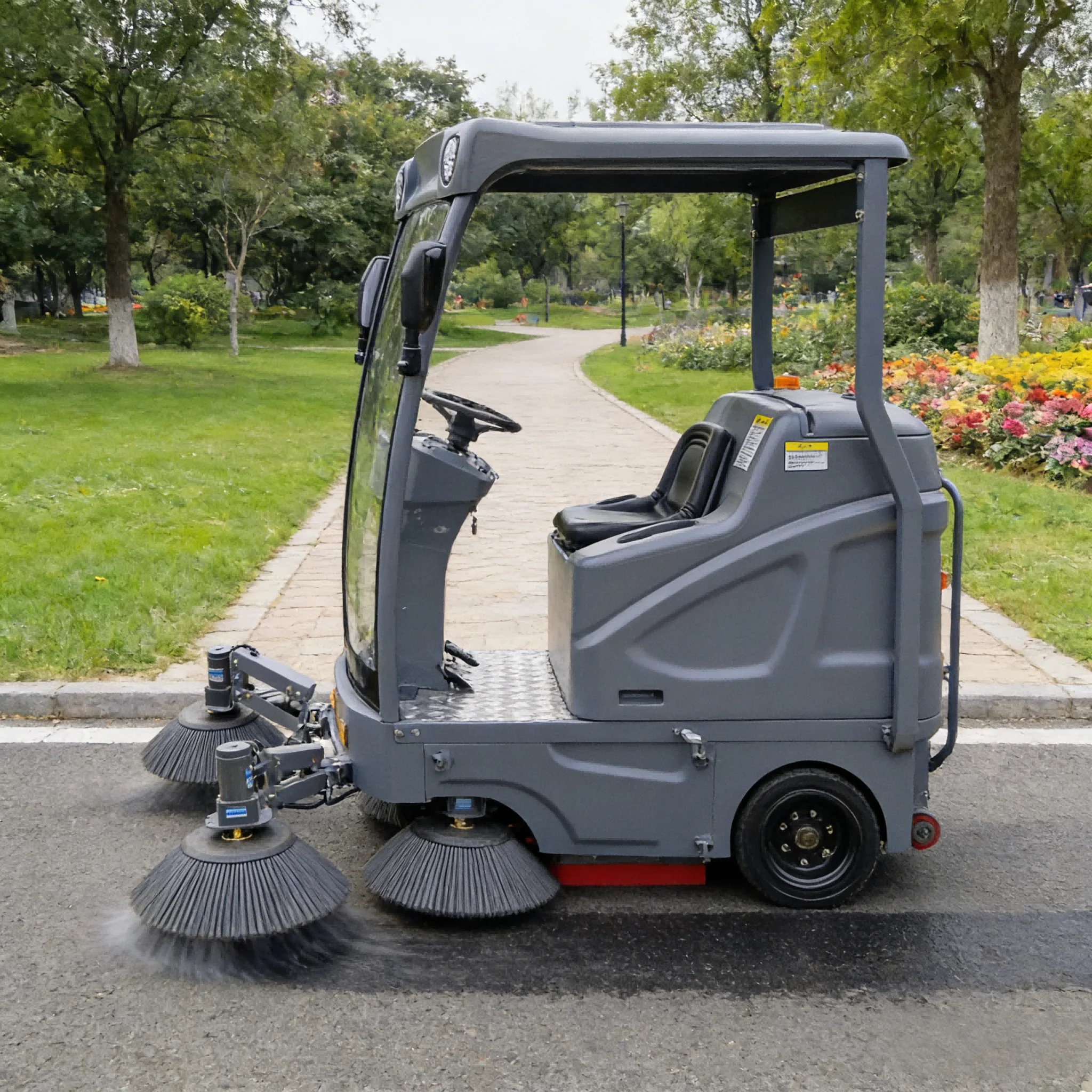 Customized Electric Ride-On New Self-Propelled High Efficiency Sweeper Machine With Long Battery Life And Vacuum Cleaning