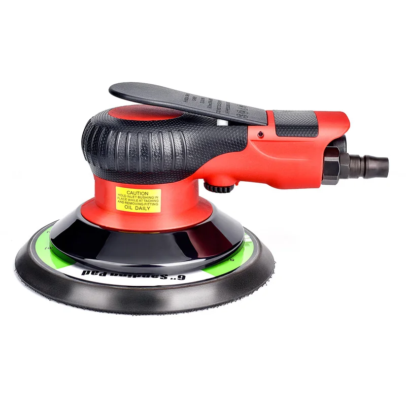 

2025 6 '' Inch Pneumatic air Wood Metal Floor 150mm Disc Orbital Sander Polisher Tools Sanding Machine for Car