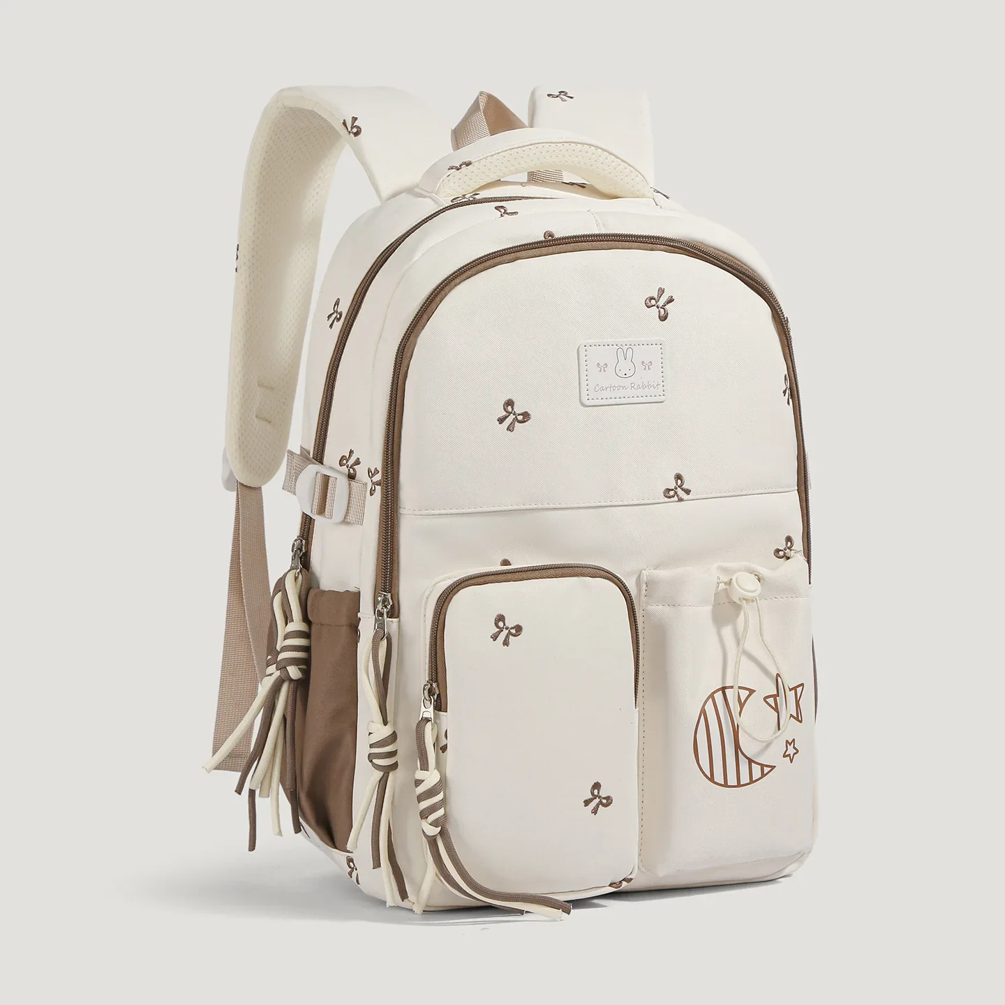 New Minimalist Orthopedic School Bag for Middle School Students Large Capacity Travel Backpack for Female Multi-Color Commuting