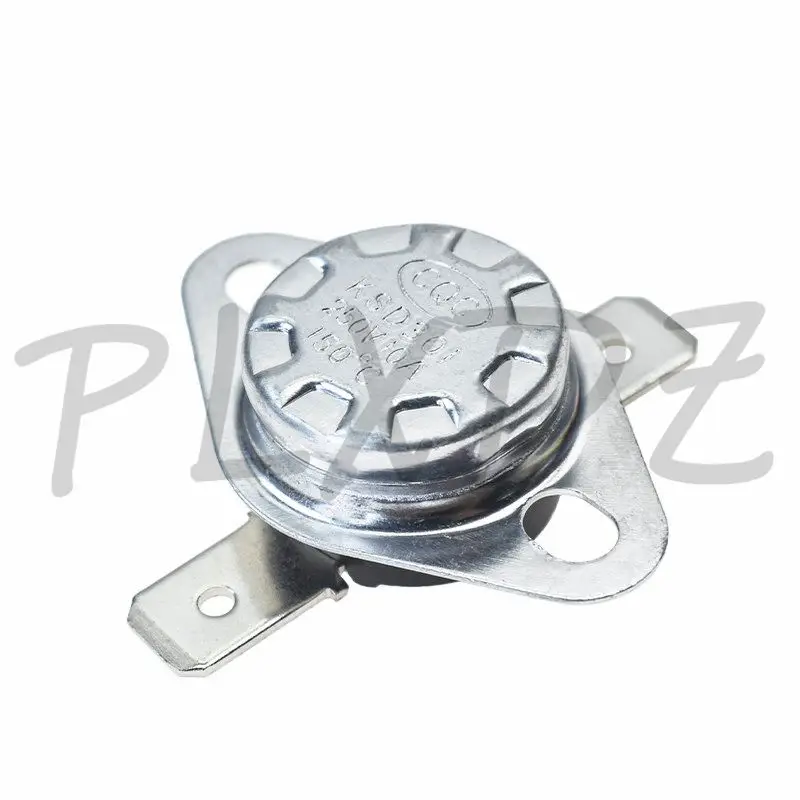 2PCS KSD301 Temperature control switch temperature controller 40C-160C 10A/250V 45C 55C 85C 95C 105C 125C 135C 145C 155C degree