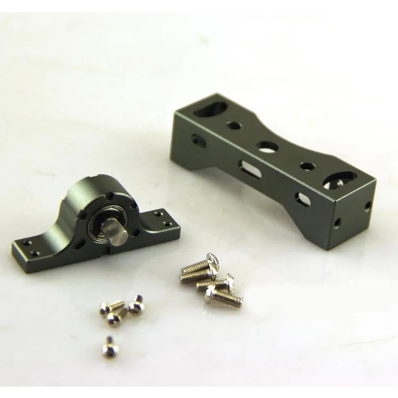 Metalen Zwarte Beam Cross The Bridge voor 1/14 Tamiya RC Truck Scania Benz MAN Volvo DIY Onderdelen