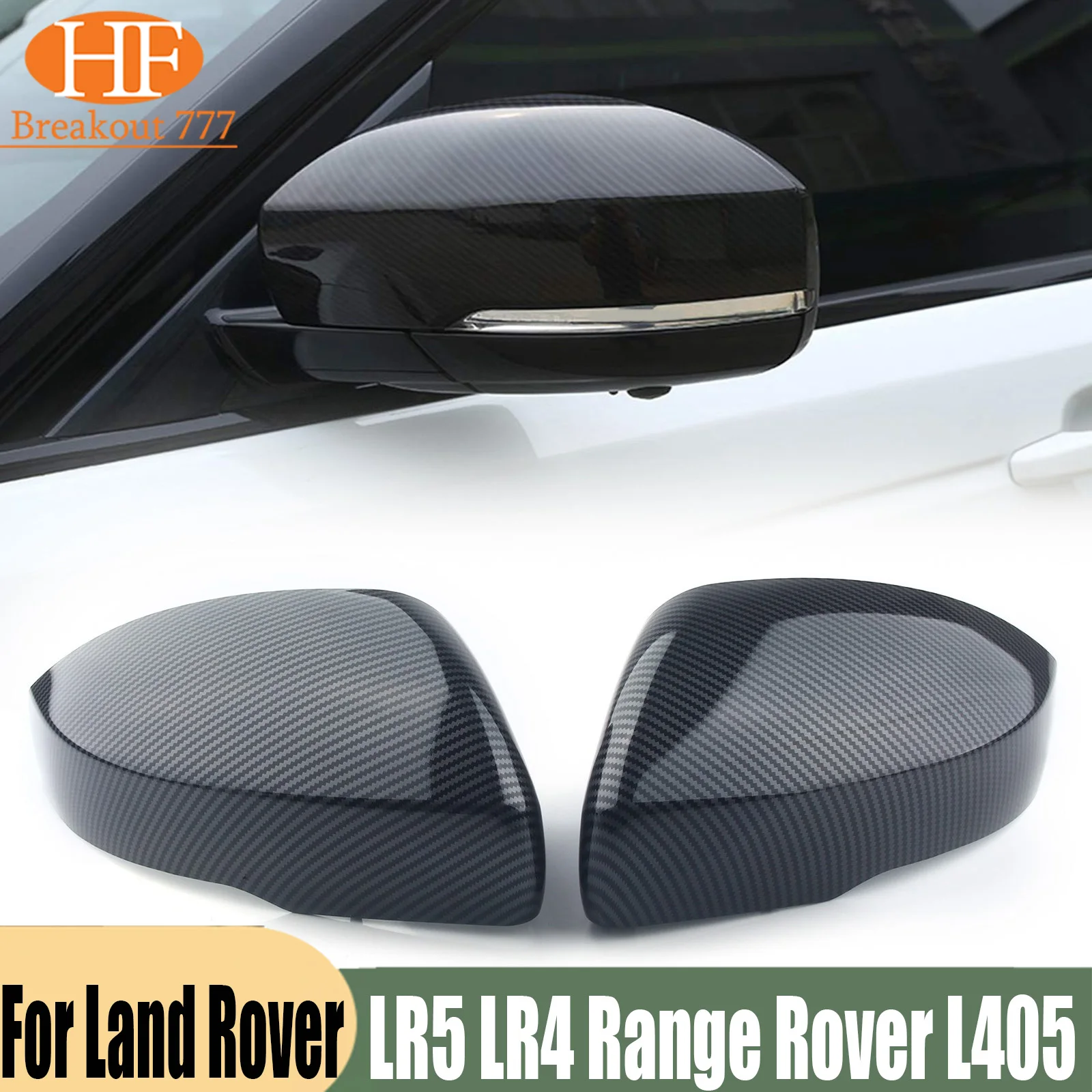 For Land Rover LR5 LR4 Range Rover L405 Car Rearview Mirror Cover Shell Cap Housing LR086886/LR086885