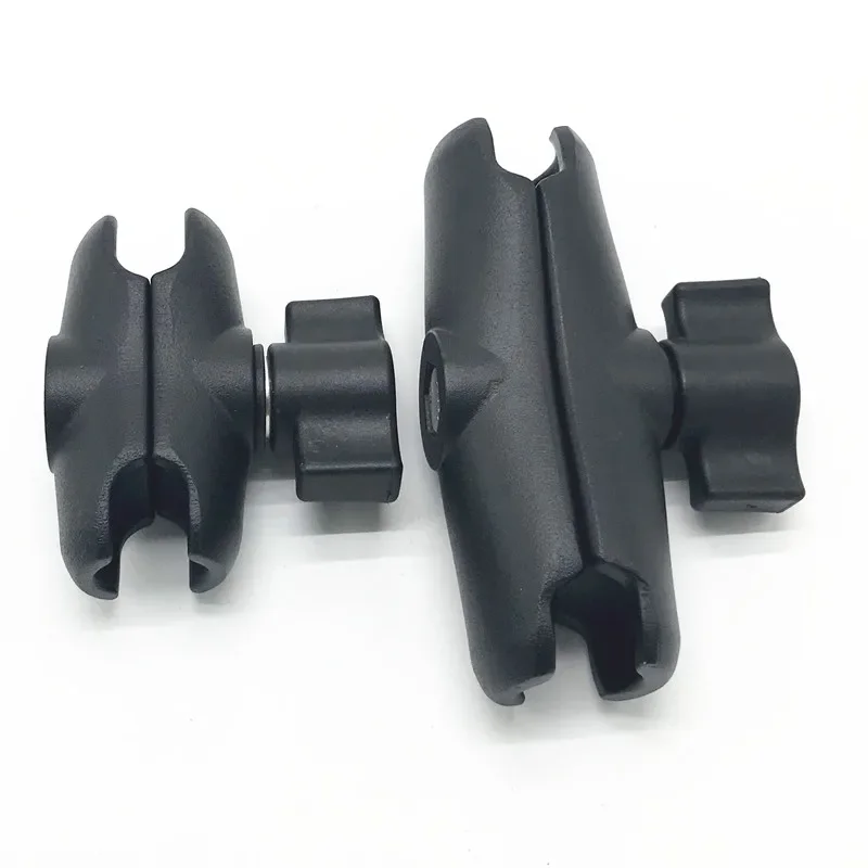 6cm or 9cm Double Short Socket Arm for 1 inch Ball Bases for Gopro Action Camera, for Garmin GPS, Smartphone