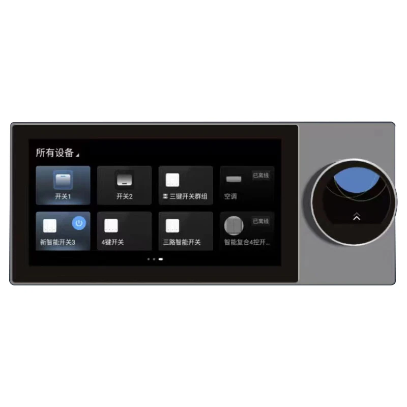 Smart Tuya Control Panel 6-inch Smart Home Multi-functional Touch Screen In-wall Central Control for Intelligent Device Scene