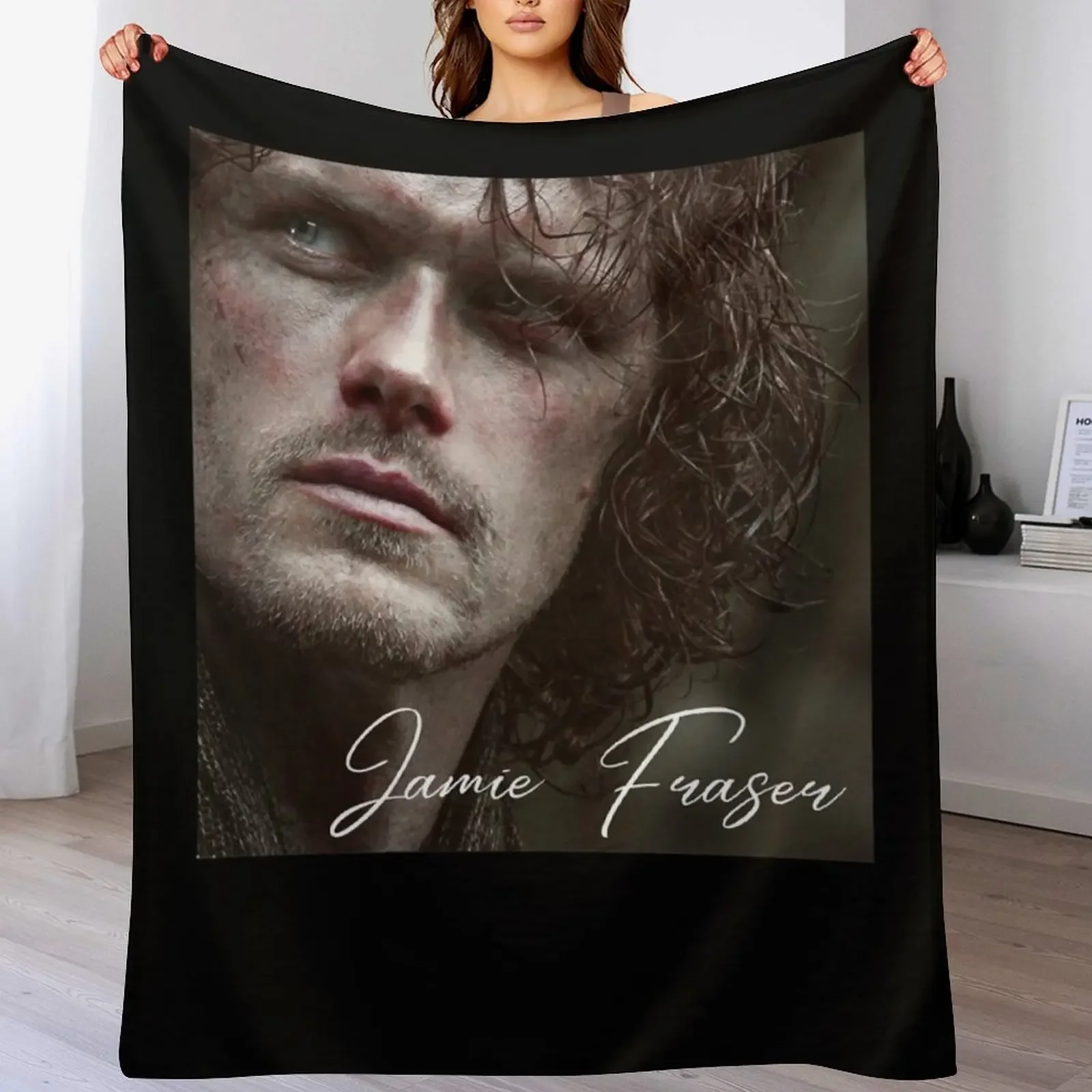 

Gifts For Women Jamie Fraser Outlander Gifts For Everyone Throw Blanket Summer Cool Breathable Blanket for Sleeping