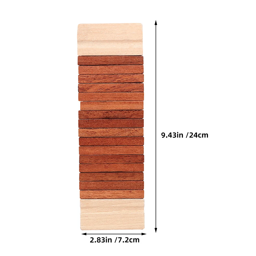 أداة قرع خشبية محمولة باليد أداة موسيقية تعليمية للتعلم المبكر المعرفي