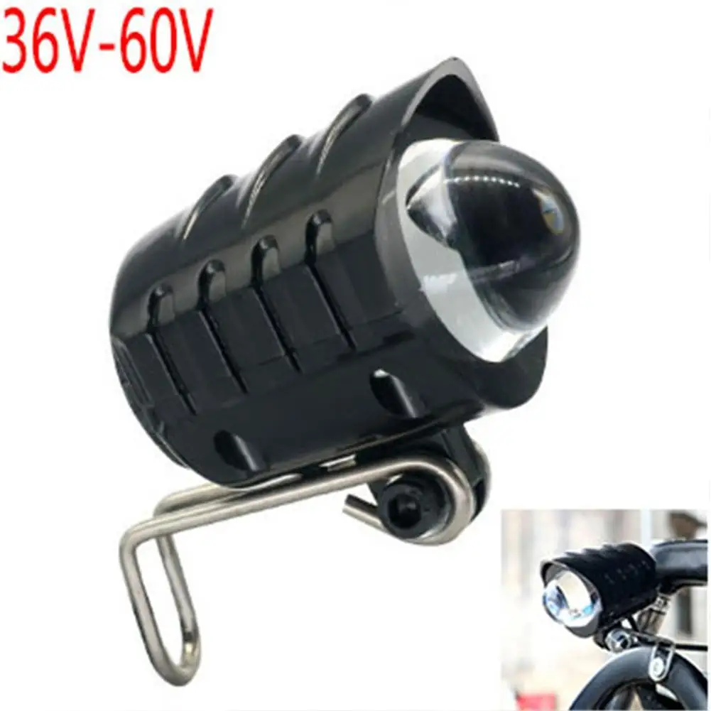 2-in-1 LED Headlight Horn Waterproof Cycling Front Light Headlamp With Horn Accessories for Electric Bicycle Scooter E-bike