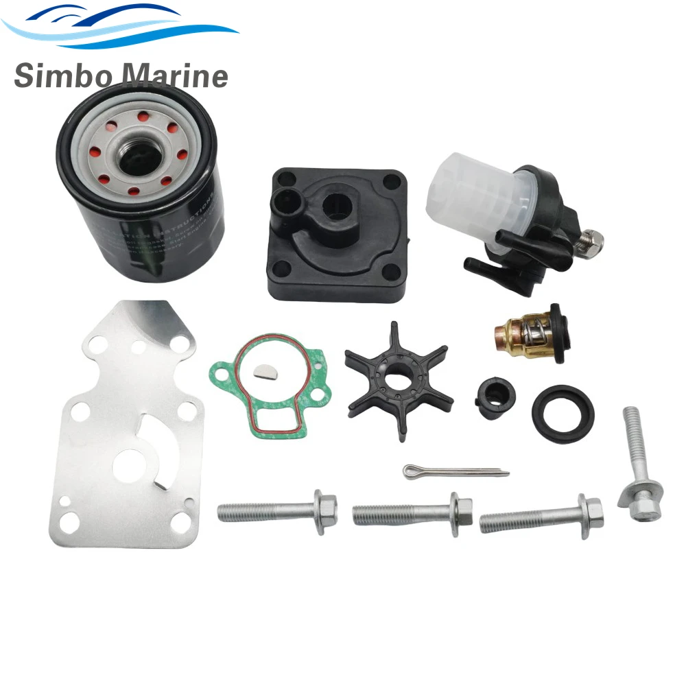 Kit de manutenção exterior para Yamaha 63V-W0078-04, 4-STR, FT, 9,9, 15, HP, 66M-12411