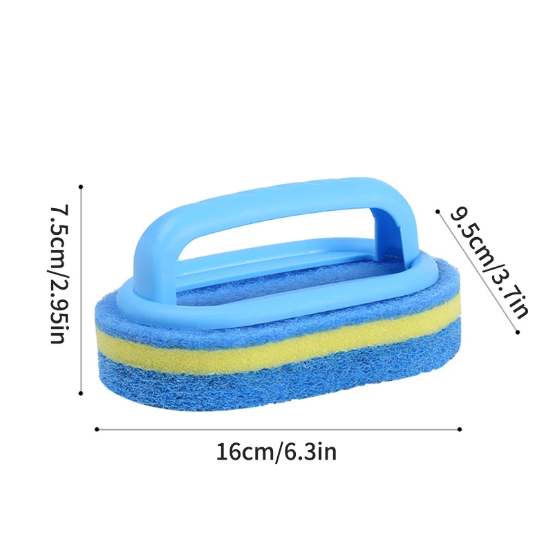 Cleaning Brush With Handle Sponge Wiping Kitchen Cleaning Pot Washing Dishwashing Sponge Cleaning And Brush Tool