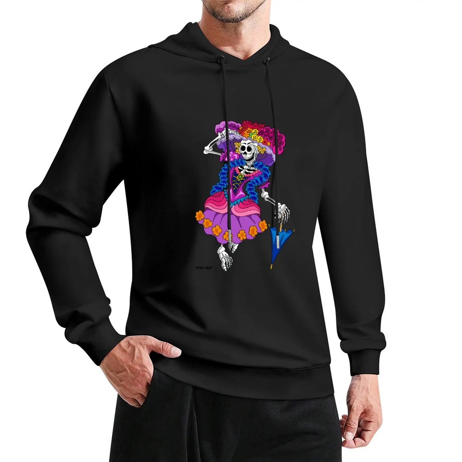 

Catrina - Mexico day of the dead Pullover Hoodie winter clothes new hoodies and sweatshirts