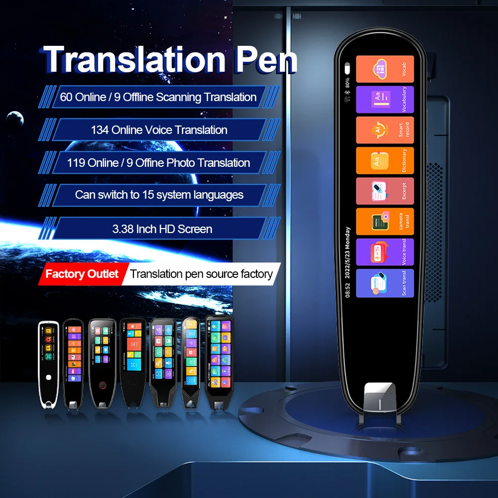 Smart Offline Scan Translator Pen Business Travel Translator for language learners to read