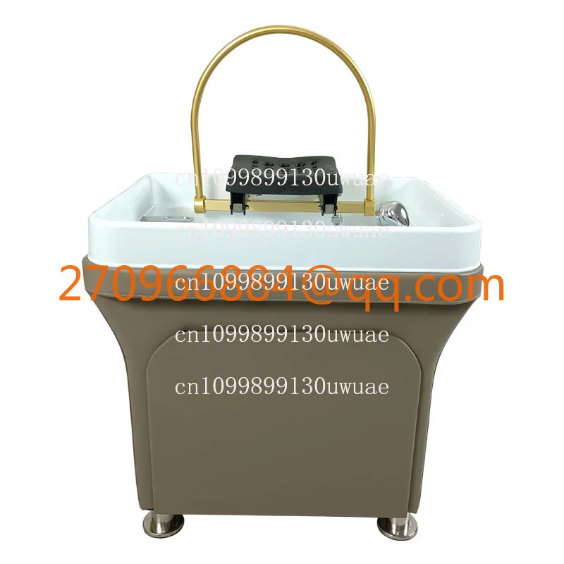 

New mobile shampoo basin barber shop SPA fumigation water circulation hair treatment beauty bed massage bed shampoo bed