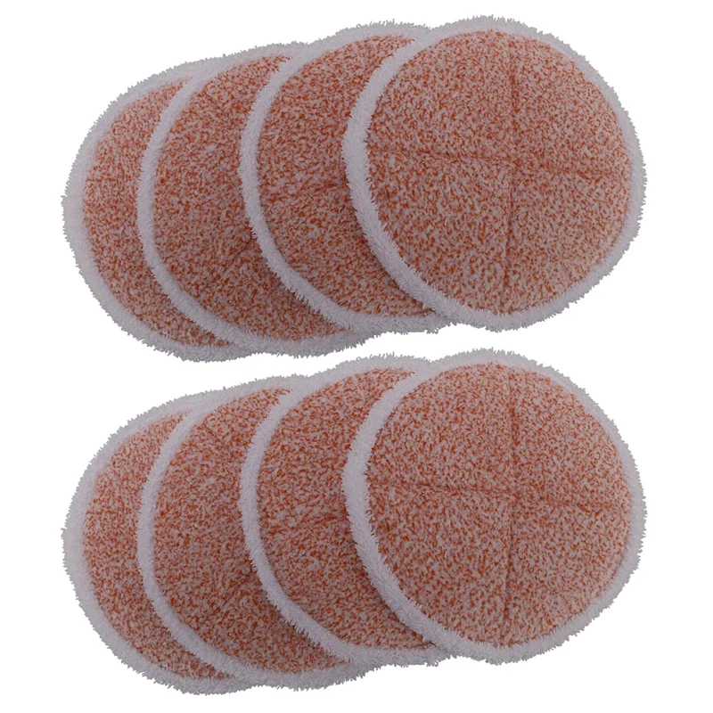 8 Packs Heavy Scrub Mop Pads Replacement For Bissell Spinwave 2039A 2124 Powered Hard Floor Mop